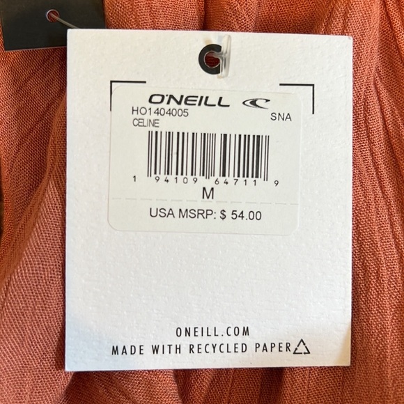 O’Neill Salmon Celine Blouse Medium - Picture 12 of 13